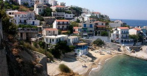 Ikaria in Grecia, villaggio di Armenistis.