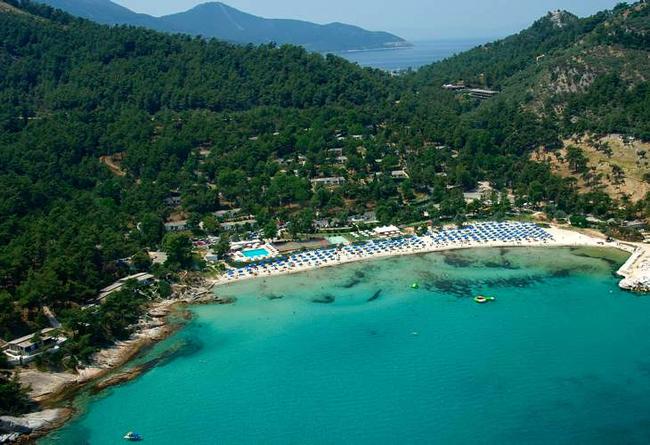 L'isola greca di Thassos, Grecia.