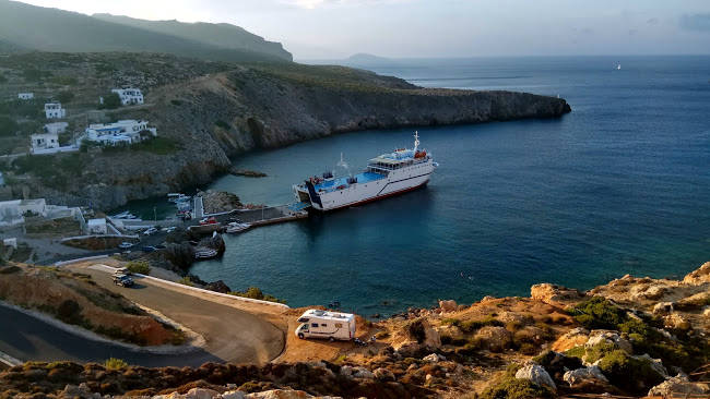 Anticitera, il piccolo villaggio di Potamos dove approdano i traghetti per Cerigotto.