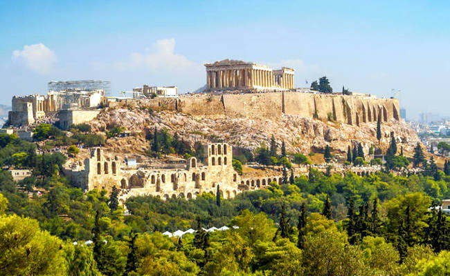Acropoli di Atene, la capitale della Grecia.