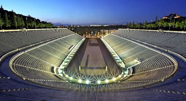 La stadio Panathinaiko di Atene, la capitale greca.