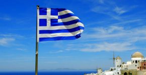 Bandiera nazionale della Grecia.
