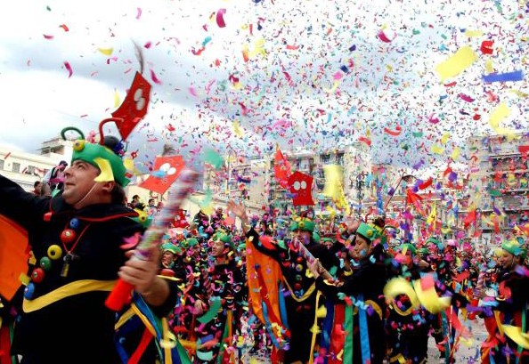 Festeggiamenti di Carnevale in Grecia.