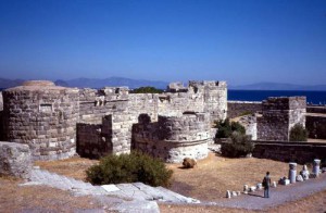 Il castello dei Cavalieri di San Giovanni sull'isola di Kos, Grecia.