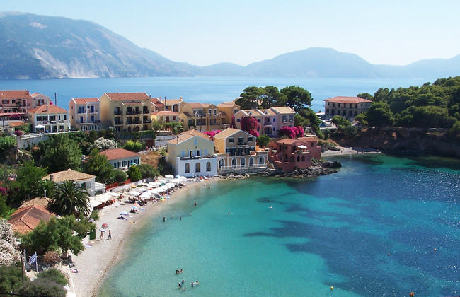 Cefalonia, la baia di Assos.