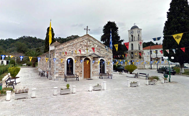 La chiesa di Agios Nikolaos, la più antica di Limenas.