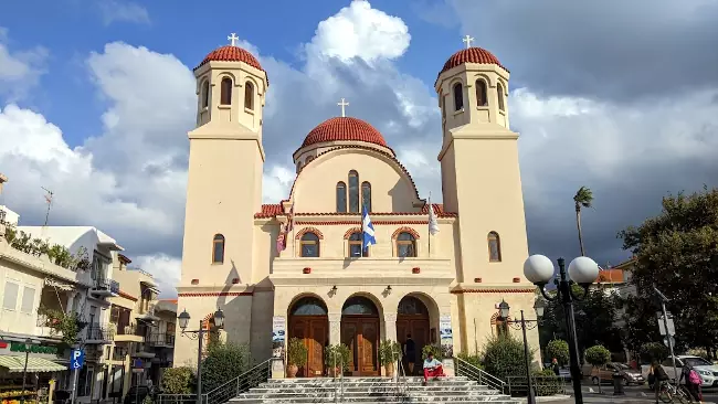 La chiesa dei Quattro Martiri a Rethymno.