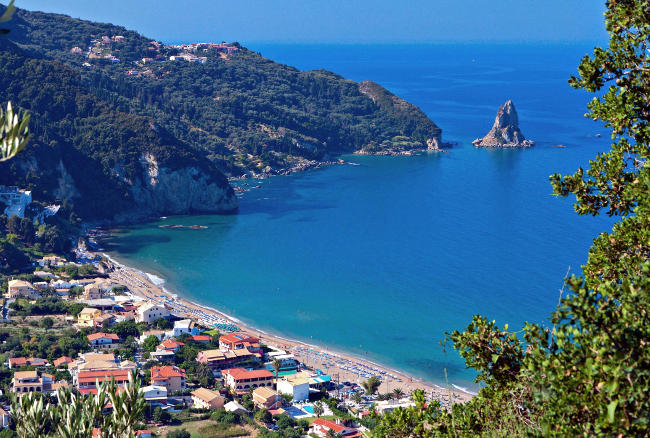 Agios Gordios, bellissimo luogo dell'isola greca di Corfù.