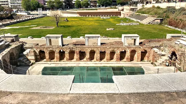 Il Foro Romano di Salonicco, luogo di grande interesse storico e culturale.