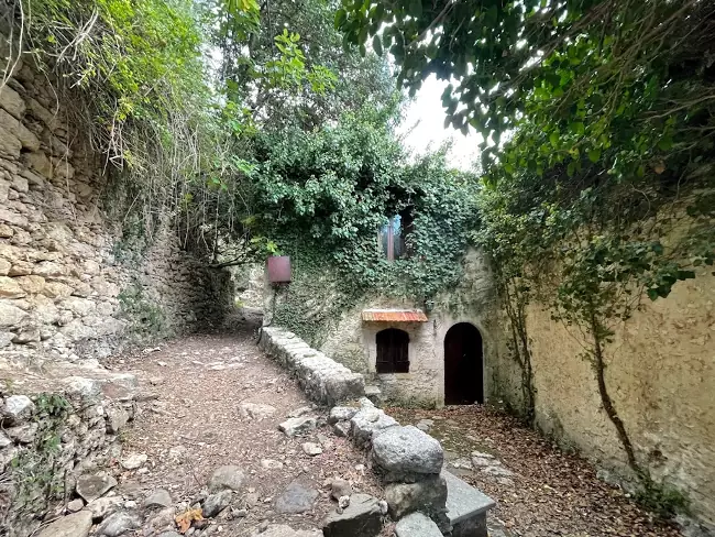Un percorso nella Gola di Mili vicino Rethymno.
