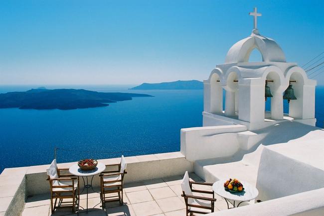 Vacanze in Grecia a Santorini.