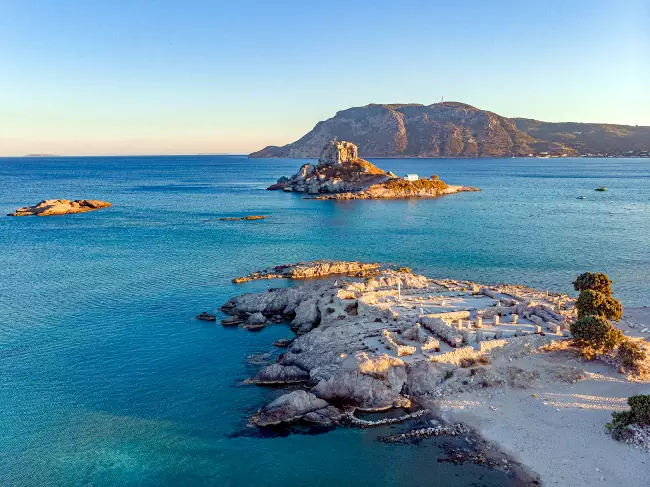 Una bellissima immagine dell'isola di Kos in Grecia.