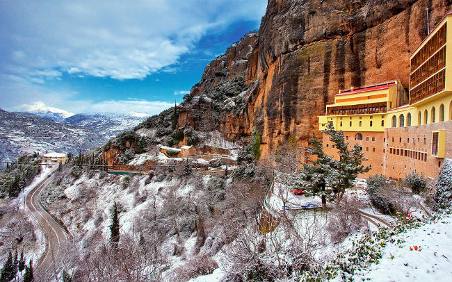 Kalavryta in inverno, regione di Acaia.