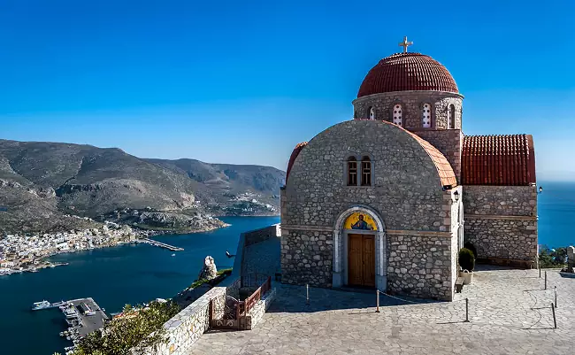 L'isola greca di Kalymnos.