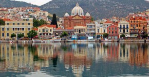 Isola di Lesbo in Grecia.