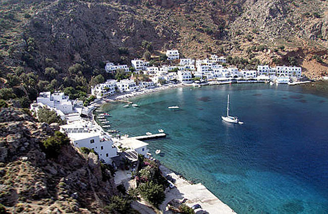 villaggio di Loutro, Creta.