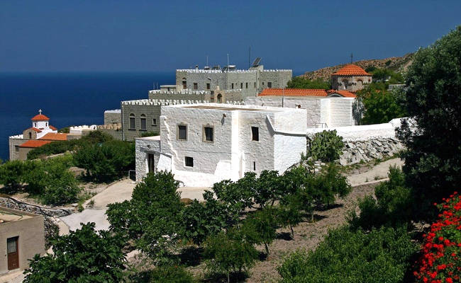 Il monastero dell'Annunciazione sull'isola di Patmos.