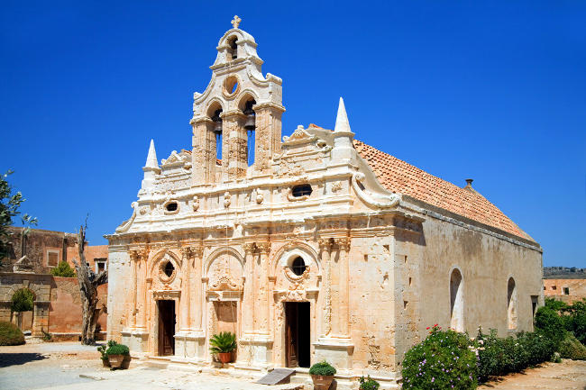 Monastero di Arkadi a Creta, Grecia.