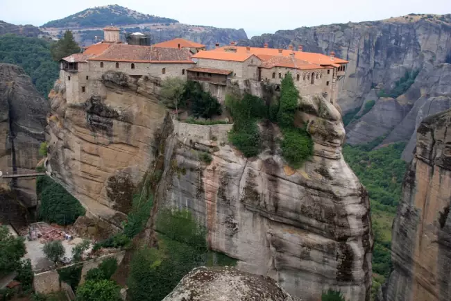 Il monastero di Gran Meteora in Grecia.