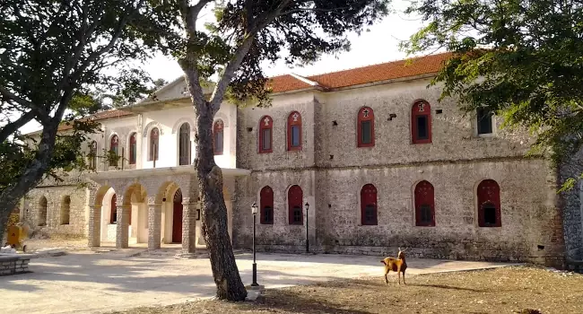 Il monastero della Vergine Kathariotissa o Moni Katharon sull'isola greca di Itaca.