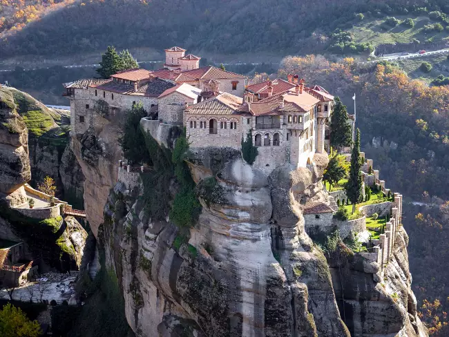 Il monastero di Moni Varlaam tra le Meteore greche.