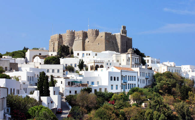 Il Monastero di San Giovanni a Patmos in Grecia.