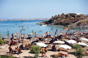 Monastiri beach a Paros.