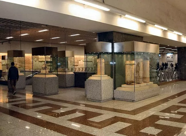 Il museo nella metro di piazza Syntagma nella capitale greca.