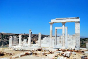 Tempio di Demetra a Naxos.