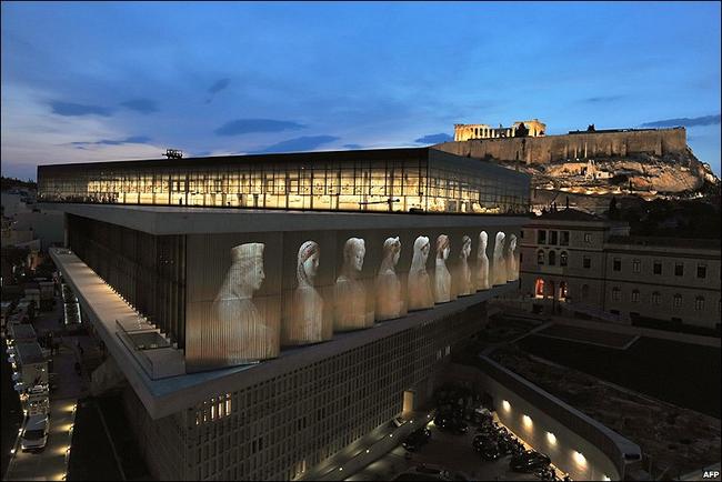 Nuovo museo Acropoli di Atene.