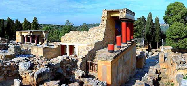 Palazzo di Cnosso, Creta Grecia.