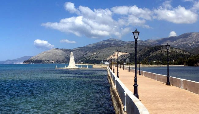 Il ponte di De Bosset o di Drapano ad Argostoli.