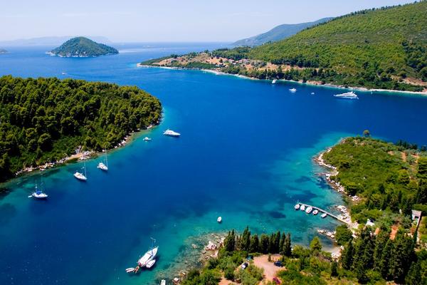 Isola di Skopelos in Grecia.