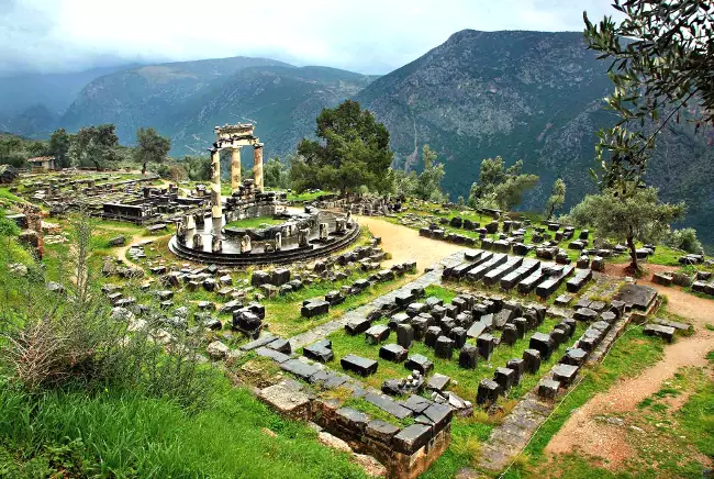 La Tholos di Delfi in Grecia.