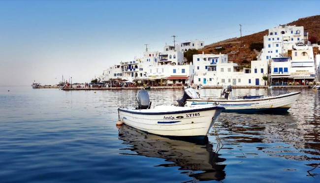 L'isola di Tinos in Grecia.