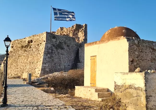 Il vecchio forte dei Cavalieri a Kastellorizo.