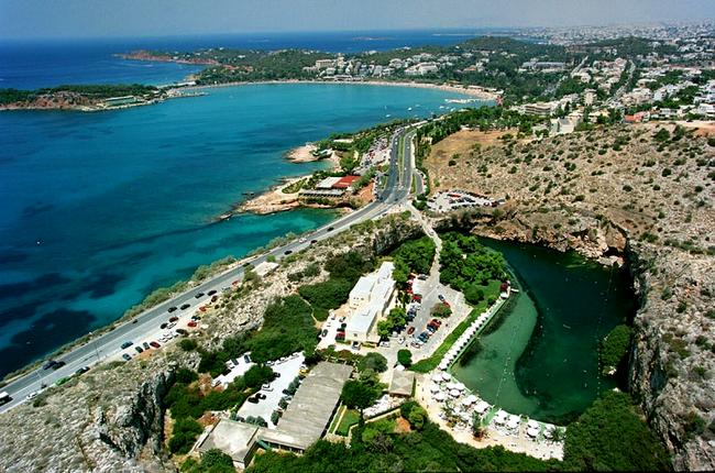 Vista di Vouliagmeni, Atene.