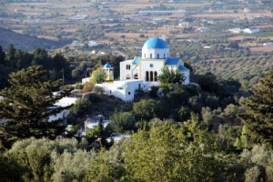 Chiesa bizantina nel villaggio di Zìa a Kos, in Grecia.